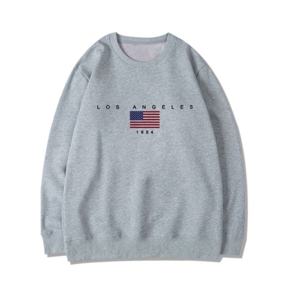 Dames sweatshirt USA grijs M 3
