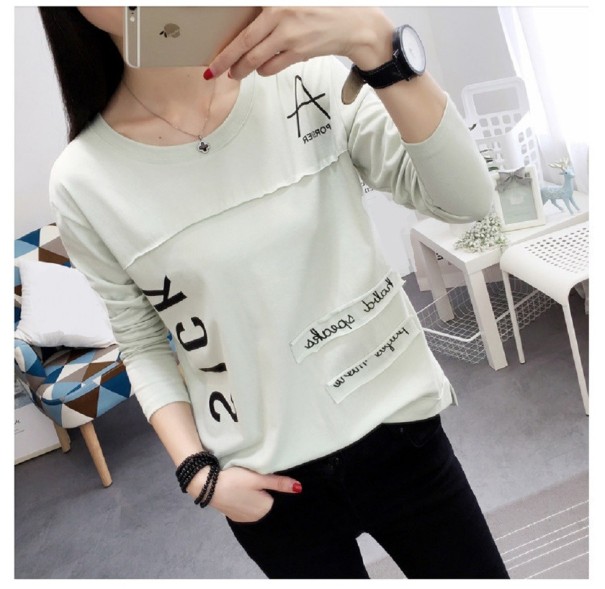 Dames T-shirt A1237 lichtgroen S 2