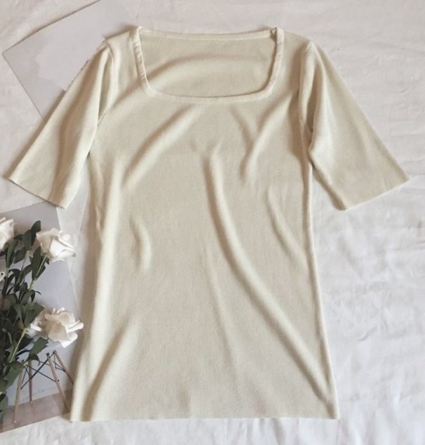 Dames T-shirt A1322 beige S