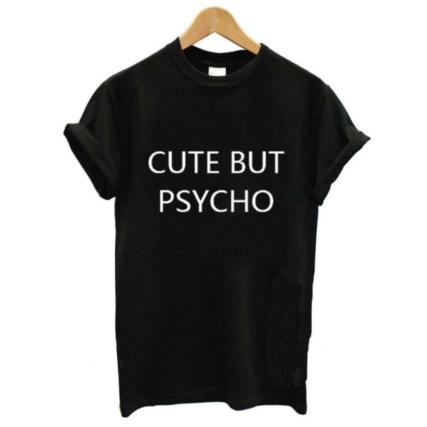 Dames T-shirt met A164 opschrift zwart M