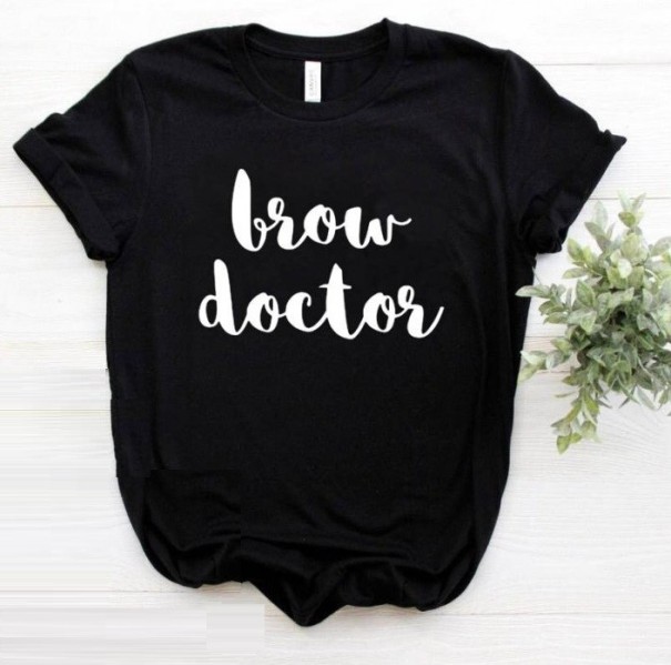 Dames T-shirt met A344 opschrift zwart L