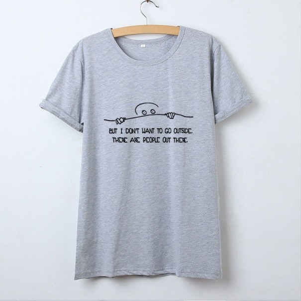 Dames T-shirt met grappige opdruk B151 XS 3