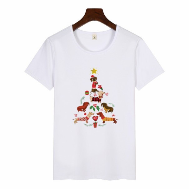 Dames T-shirt met hond S 20