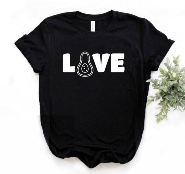 Dames T-shirt met liefdesprint B173 XS 5