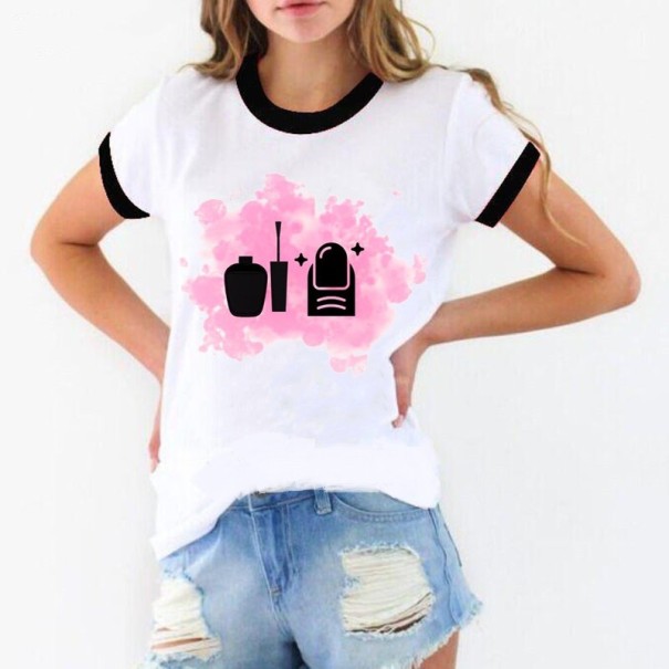 Dames T-shirt met opdruk A1234 M 4