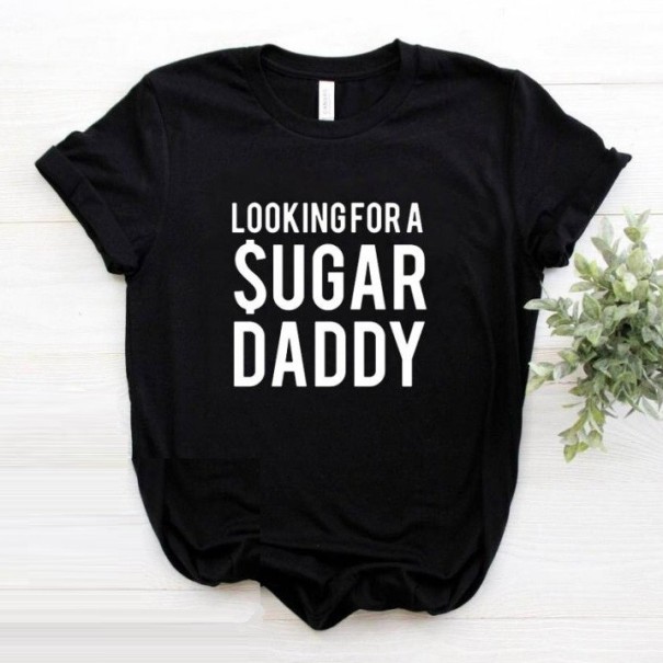 Dames T-shirt met opdruk A794 zwart XS