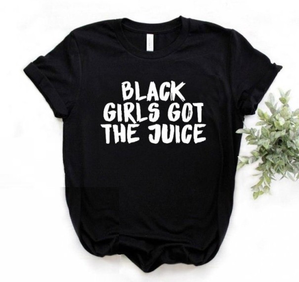 Dames T-shirt met opdruk B163 zwart XL