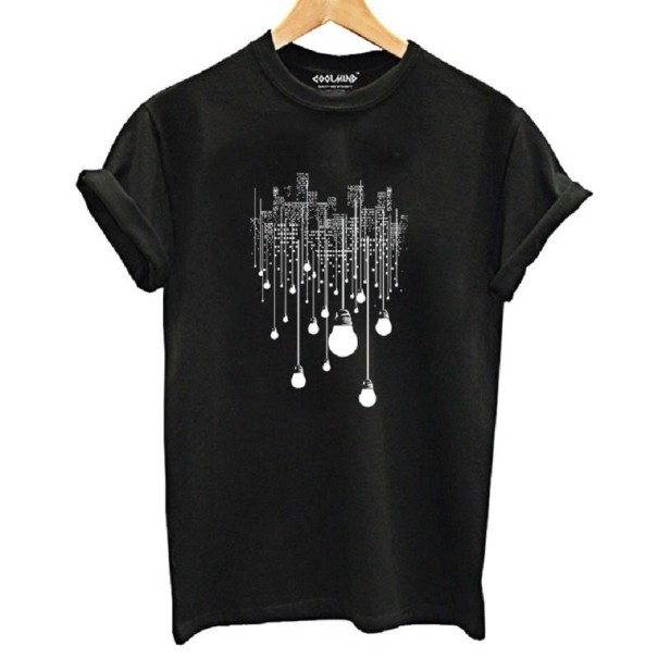 Dames T-shirt met opdruk B171 zwart S
