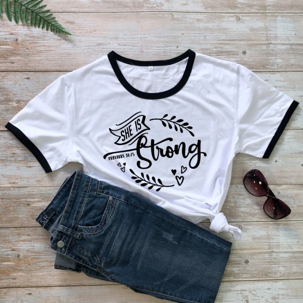 Dames T-shirt met opdruk B297 3XL 12