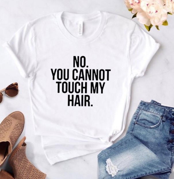 Dames T-shirt met opdruk B323 wit S