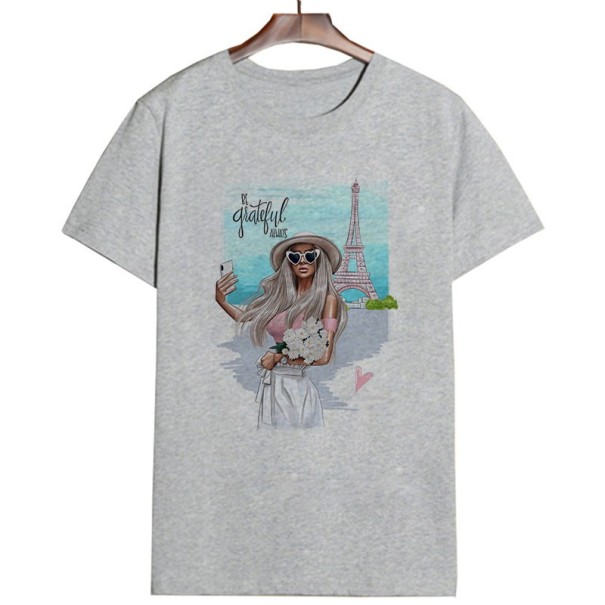 Dames T-shirt met Parijs motief L 5