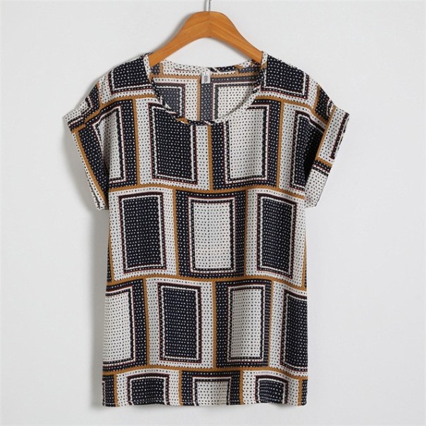 Dames T-shirt met patroon A951 XXL 2