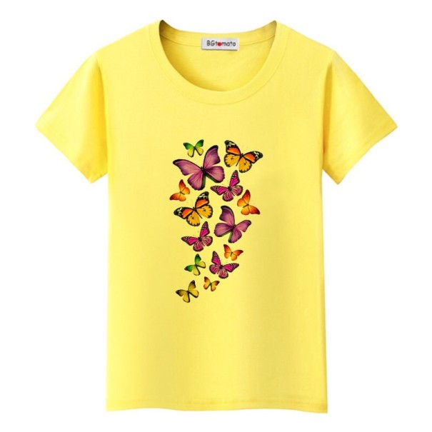 Dames T-shirt met vlinderprint 3XL 9