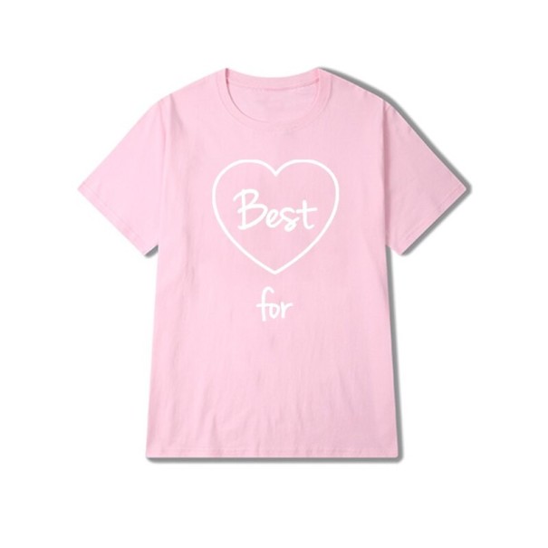 Dames T-shirt voor beste vriendinnen B306 roze M 1