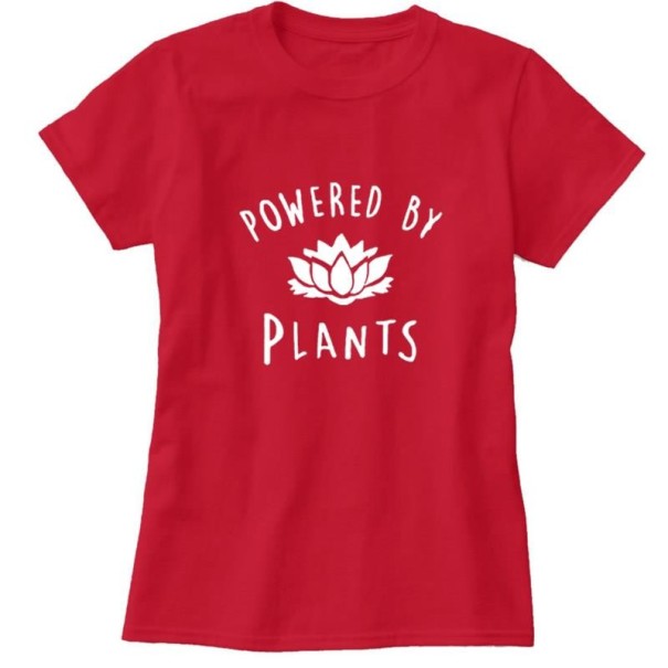 Dames T-shirt voor vegetariërs L 2