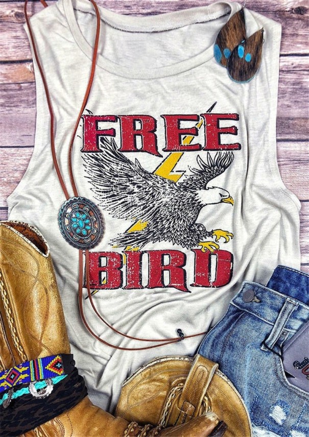 Dames tanktop met adelaar