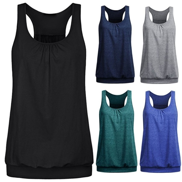 Dames tanktop met uitsparing op de rug B254