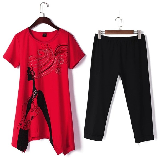 Dames top en broek B1118