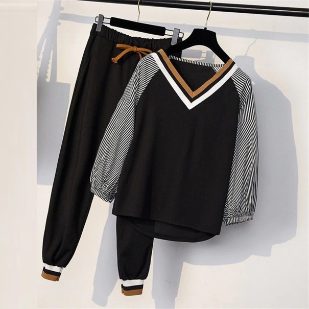 Dames top met lange mouwen en broek B1153 3XL