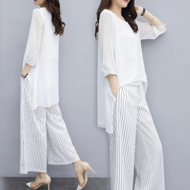 Dames top met lange mouwen en broek B1184