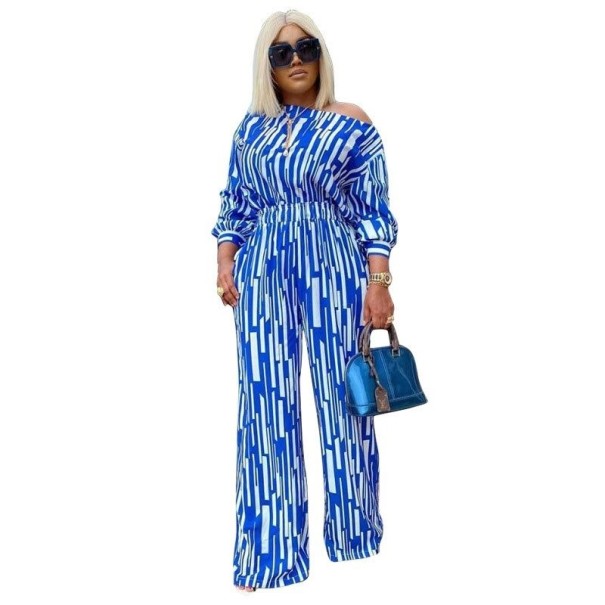 Dames top met lange mouwen en broek B1250 XXL