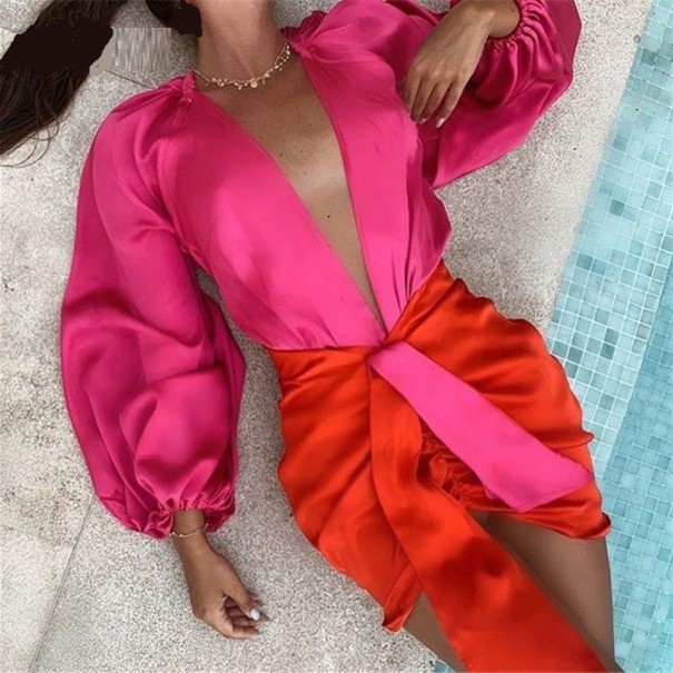 Dames top met lange mouwen en rok