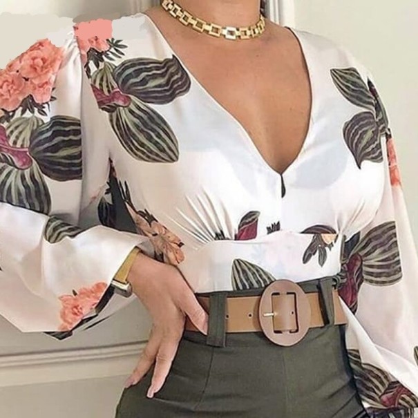 Dames top met lange mouwen en shorts B1040