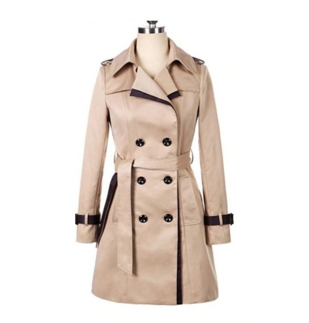 Dames trenchcoat A1871 beige M