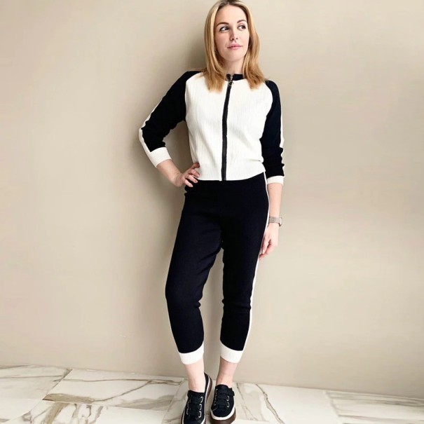 Dames trui en broek A2626 wit
