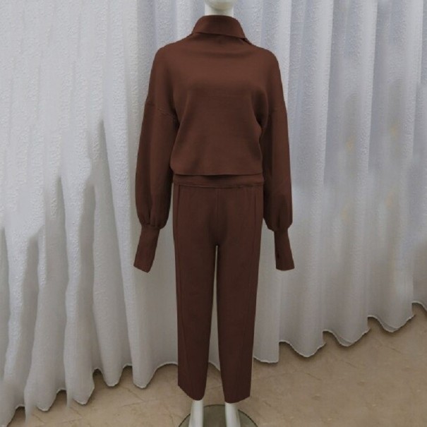 Dames trui en broek B1043 bruin S