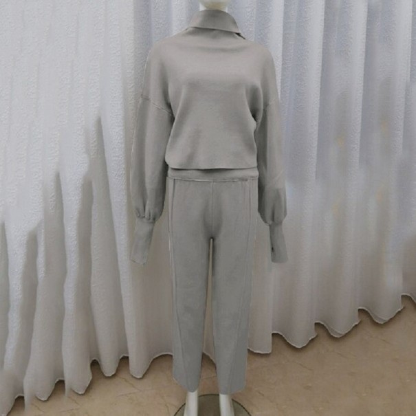 Dames trui en broek B1043 grijs S