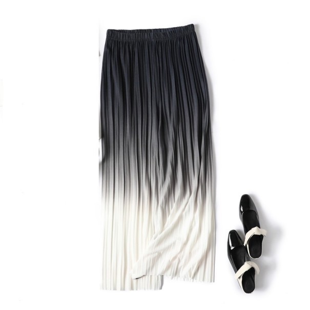 Dames tweekleurige broek A241 wit M