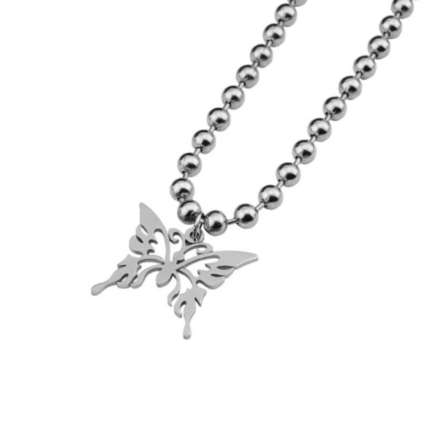 Dames vlinder ketting C1018 6 mm