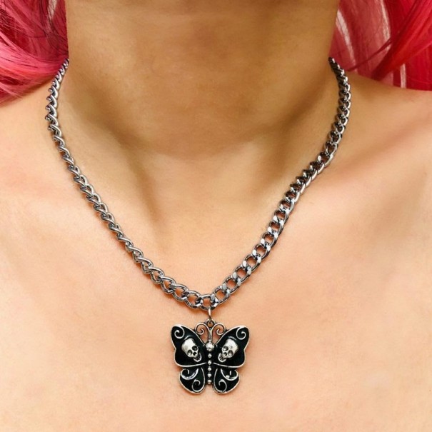 Dames vlinder ketting D393 1