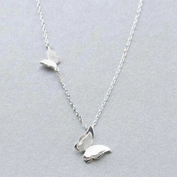 Dames vlinder ketting G637 1