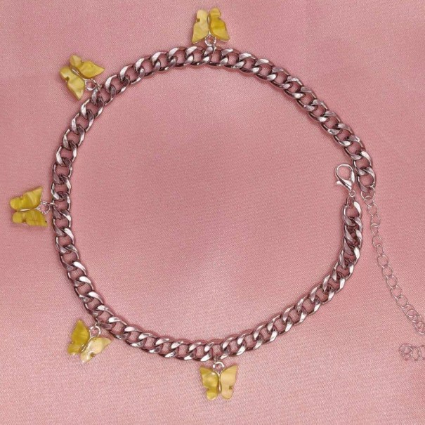 Dames vlinder ketting G745 6