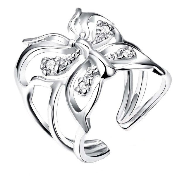 Dames vlinderring D1012 1