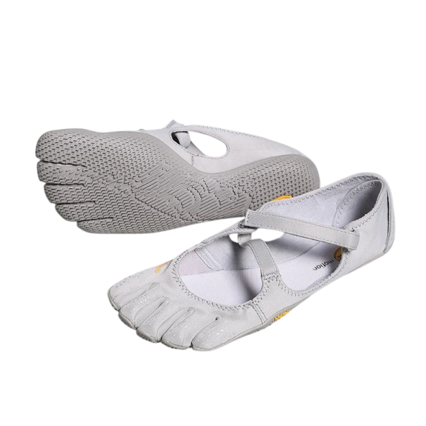 Dames waterdichte teenslippers barefoot met een katoenen band en rubberen antislipzool Voor yoga watersporten en strand Lichte schoenen grijs 38