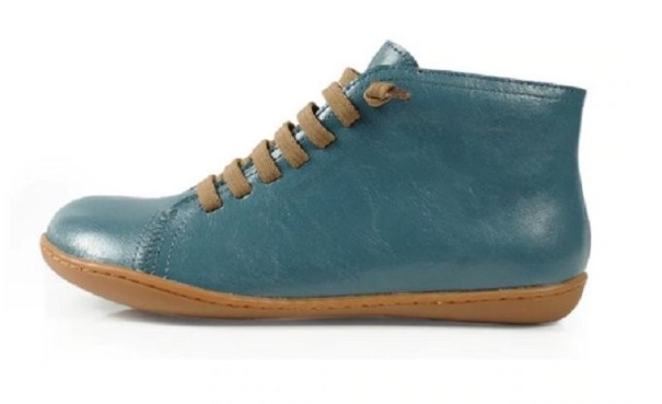 Dames winter enkellaarsjes blauw 42