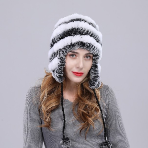Dames winter gebreide muts A3190 1
