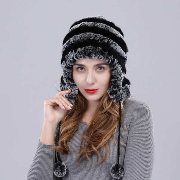 Dames winter gebreide muts A3190 3