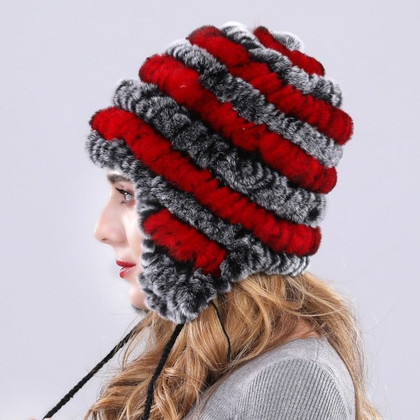Dames winter gebreide muts A3190