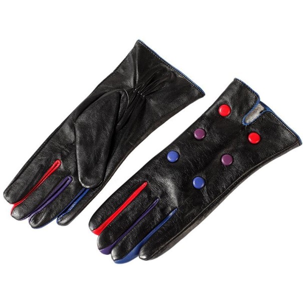 Dames winter leren handschoenen A1