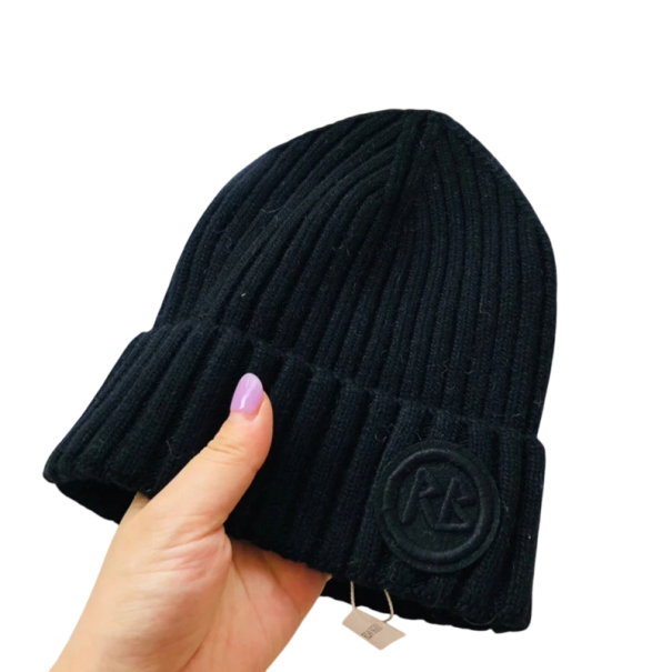 Dames winter wollen muts 55–59 cm Sterke warme merk muts van dikke wol Elegante modieuze hoed Verschillende kleuren Stijlvolle winter hoofddeksel zwart