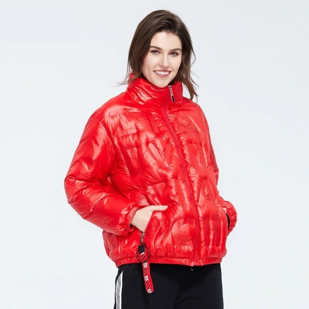 Dames winterjas B673 rood M