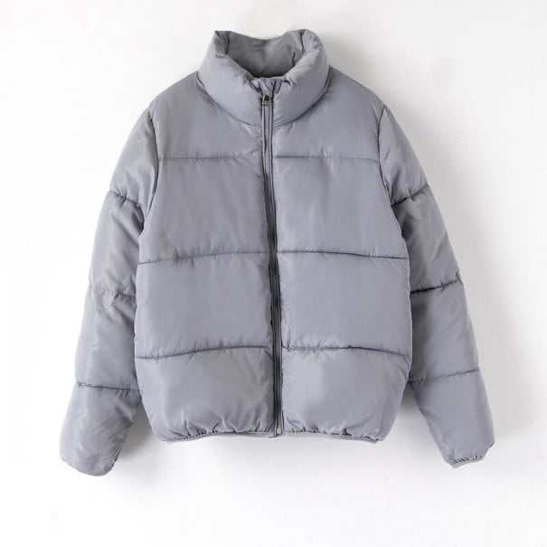 Dames winterjas P1479 grijs L