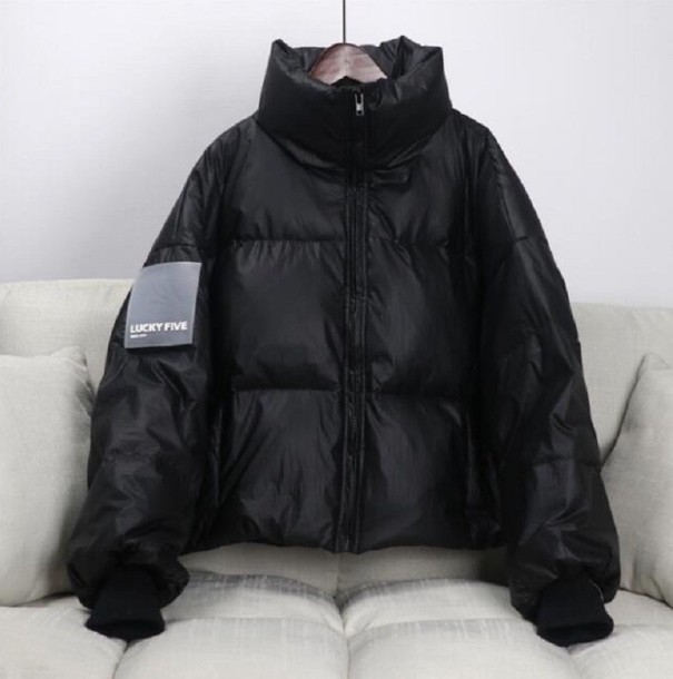 Dames winterjas P2061 zwart M