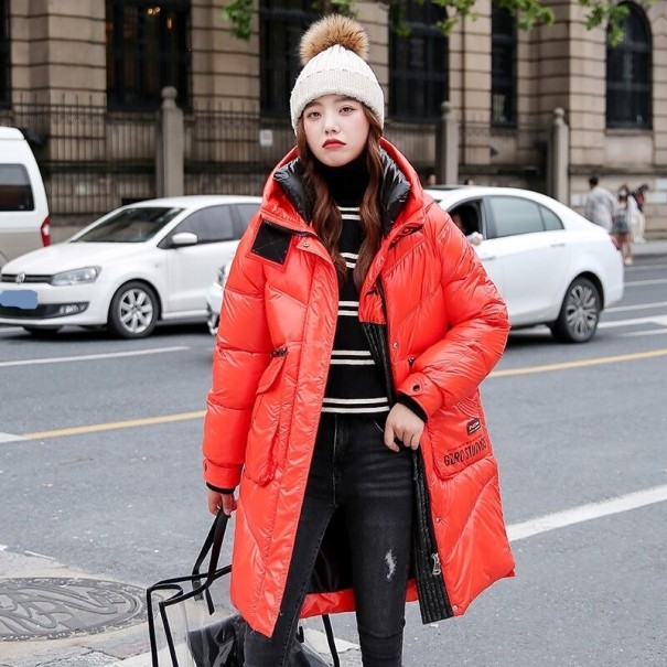 Dames winterjas P2285 rood M