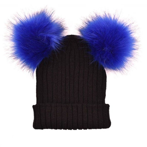 Dames wintermuts met pompons 4