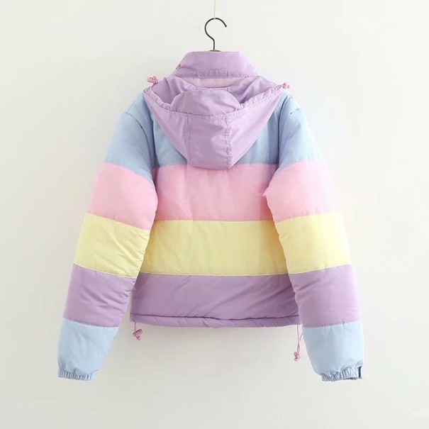 Dames winterregenboogjas P1752
